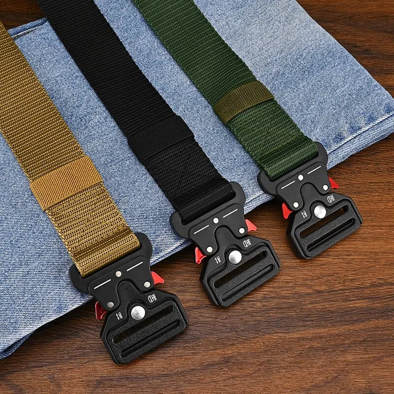 🪖👖 Versatile Men’s Tactical Belt – Durable & Adjustable Design ✨ Για Outdoor Sports, Jeans & Casual Wear (Unisex, 1 ή 2 Τεμάχια)