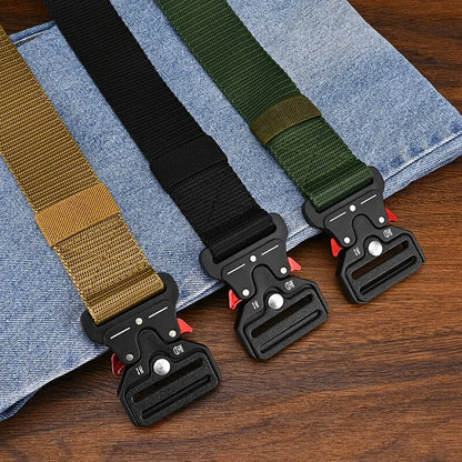 🪖👖 Versatile Men’s Tactical Belt – Durable & Adjustable Design ✨ Για Outdoor Sports, Jeans & Casual Wear (Unisex, 1 ή 2 Τεμάχια)