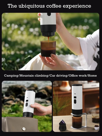 ☕🚀 Wireless Portable Coffee Machine – 3 σε 1 Espresso Maker με Digital Display 🚀☕