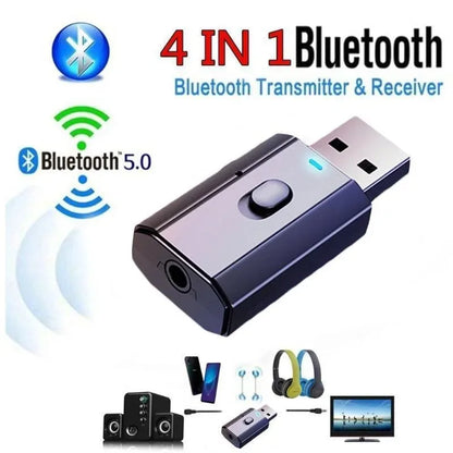 🔊 Bluetooth 5.0 Audio Adapter – Transmitter & Receiver για PC, TV & Αυτοκίνητο
