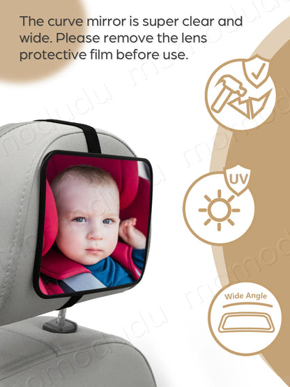 👶🚗 Baby Car Mirror – Αντιθραυστικός Καθρέφτης Αυτοκινήτου για Μωρά 🎯