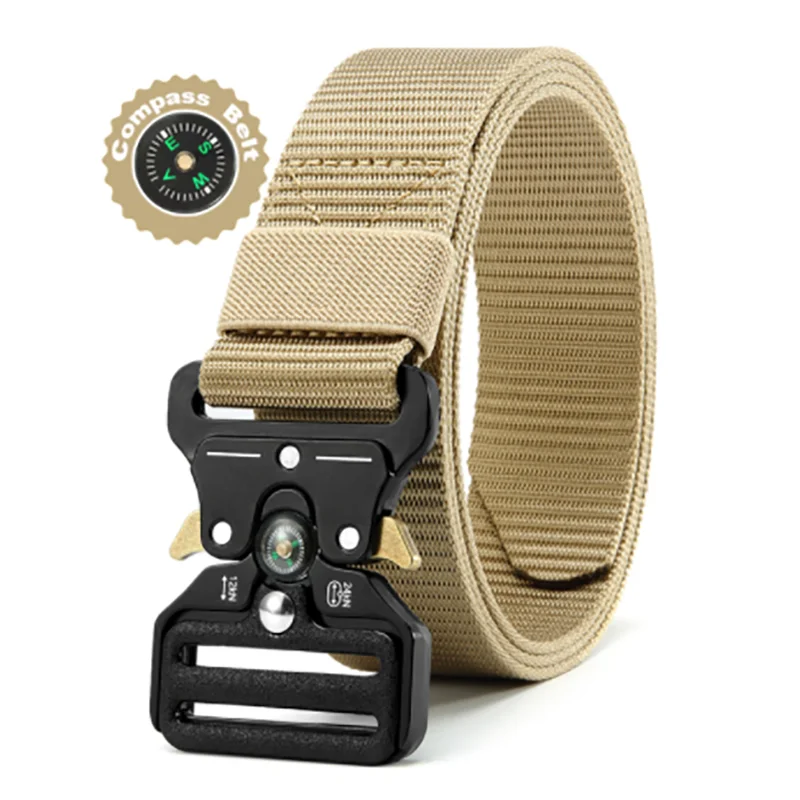 🧭👖 Ανδρική Ζώνη Outdoor με Πυξίδα – Πολυχρηστική & Ανθεκτική
