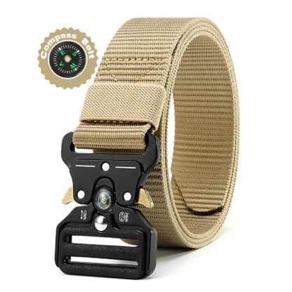 🧭👖 Ανδρική Ζώνη Outdoor με Πυξίδα – Πολυχρηστική & Ανθεκτική