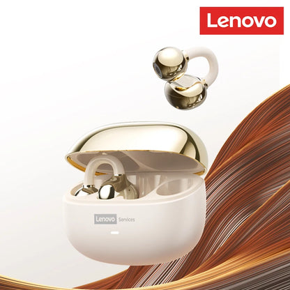 Lenovo LE302 OWS Bluetooth 6.0 – Wireless Ear Clip Headphones with Open-Ear Design & Up to 25 Hours Battery Life
