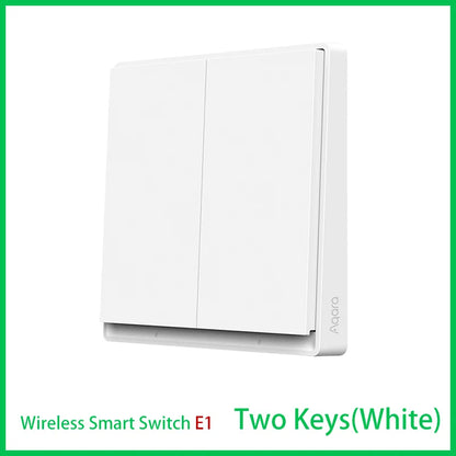 🔌✨ Aqara Smart Wall Switch E1 – Zigbee 3.0 WiFi Wireless Light Switch ✨🔌  Μοντέλο: QBKG38LM / QBKG39LM / QBKG40LM / QBKG41LM