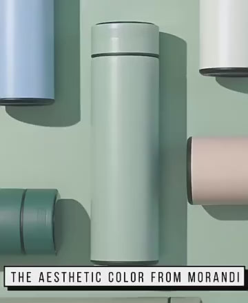 🌡️☕ Smart Thermos 480ml | 304 Ανοξείδωτο Ατσάλι | 💧 Αδιάβροχο | LED Ένδειξη Θερμοκρασίας | Double-Wall Vacuum Cup