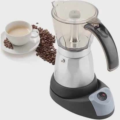 ☕⚡ Ηλεκτρική Καφετιέρα Espresso Moka – Ιταλικού & Κουβανέζικου Στυλ! ⚡☕  Electric Coffee Maker – Italian Cuban Brewing Espresso Moka Pot