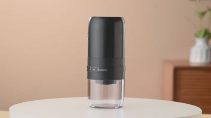 ☕⚡ Φορητός Ηλεκτρικός Μύλος Καφέ USB – 40 Επίπεδα Άλεσης & Επαναφορτιζόμενος ⚡☕