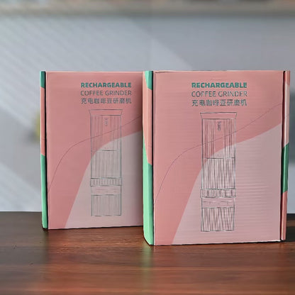 ☕⚡ Ηλεκτρικός Μύλος Καφέ USB 38mm – Ασύρματος, Φορητός & Υψηλής Ακρίβειας ⚡☕