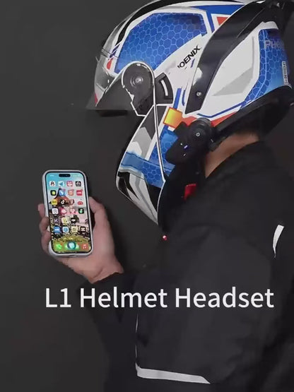 🏍️🎧 Waterproof Bluetooth Helmet Headset for Motorcycles – Hands-Free Calls & Music (BT 5.3) 🎧🏍️