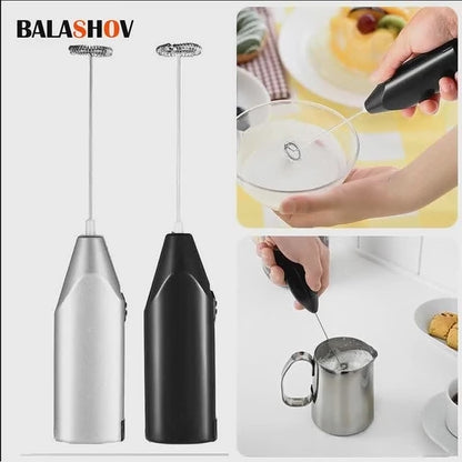 ☕ Wireless Milk Frother – Φορητός Αφρογαλατιέρας & Mini Mixer για Καφέ & Μαγειρική