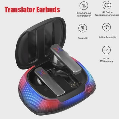 🎧🌍 Original 74 Languages Translator Earbuds – Μετάφραση σε πραγματικό χρόνο, στα αυτιά σου! 🎧🌍