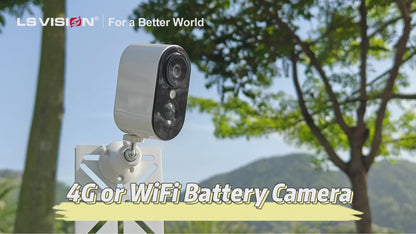 📹🔒 LS VISION 2K 5MP 4G SIM & WiFi Κάμερα Ασφαλείας με Μπαταρία 5200mAh Απόλυτη προστασία οπουδήποτε & οποτεδήποτε – χωρίς καλώδια, χωρίς όρια! 🚀