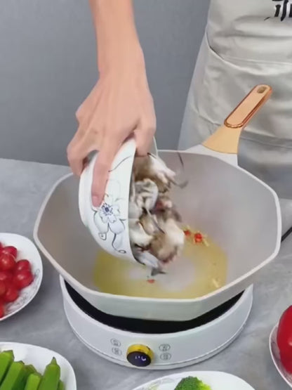🍳 Οκταγωνικό Τηγάνι Maifan Stone – Αντικολλητικό & Ανθεκτικό | Ιδανικό για Αυγά, Μπριζόλες & Γενικό Μαγείρεμα