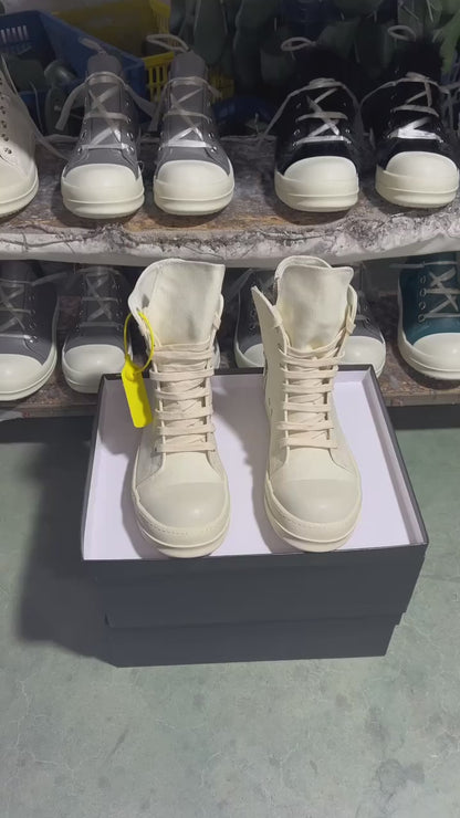 👟✨ Unisex High Top Sneakers με Φερμουάρ – Street Fashion 2025 👟✨