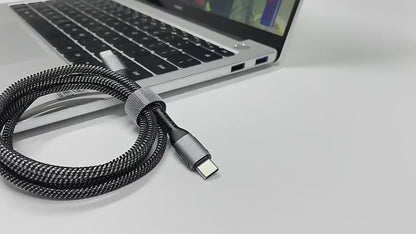 USB-C σε USB-C Καλώδιο Φόρτισης PD 100W (5A) – Ultra Fast Charge για Laptop & Smartphone
