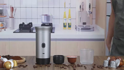 ☕🚀 Φορητή 3-in-1 Καφετιέρα Espresso – Ο Καφές σου Παντού! 🚀☕  3-in-1 Portable Espresso Machine
