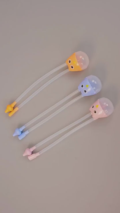 👶 Newborn Baby Nasal Aspirator – Ασφαλής Συσκευή Καθαρισμού Μύτης για Βρέφη Η πιο ήπια και αποτελεσματική λύση για να ανακουφίσεις το μωρό σου από τη ρινική συμφόρηση! 💨💗
